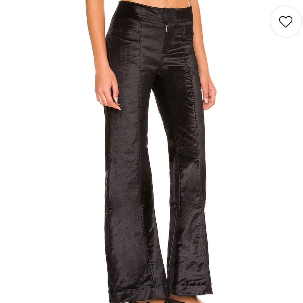 Free People Walk With You Velvet Trousers Size 6